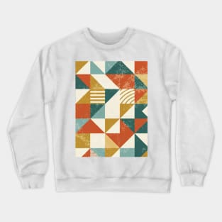 retro geometric design Crewneck Sweatshirt